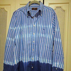 ETRO Hi-Brand Shirt for Men, size 40 M , blue with cool design, one time worn
